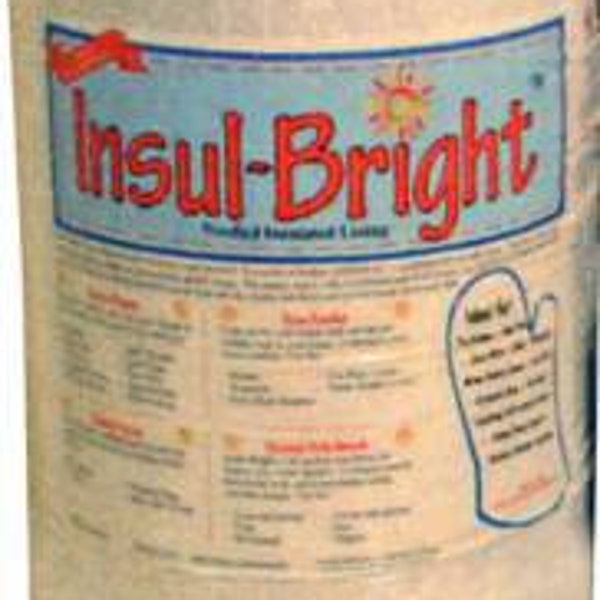 Batting-Insul-Bright 45” Wide-(sold by the yard, cut off of the roll)