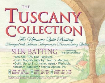 Batting-Tuscany Silk Polyester Blend