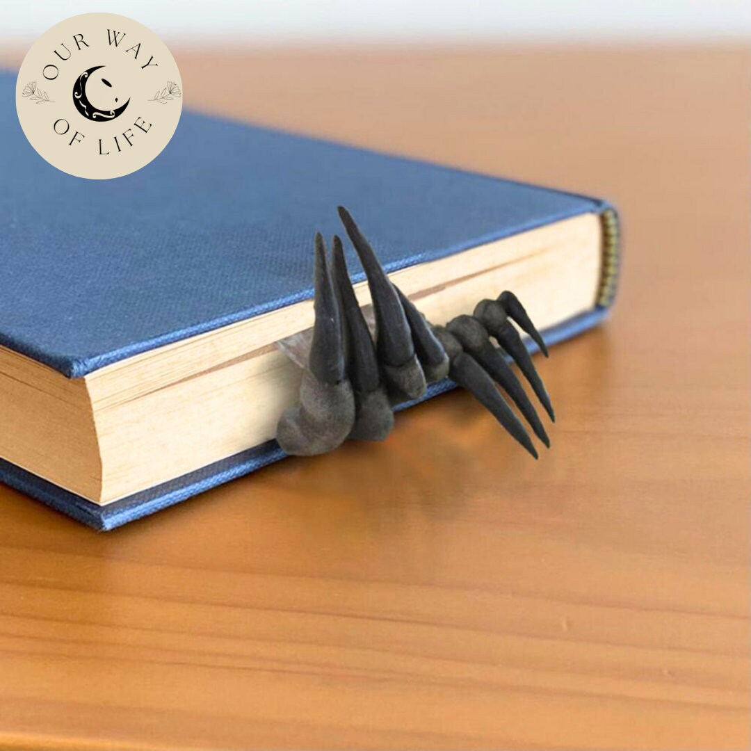 3D Scary Claw Bookmark Scary Devil's Hand Bookmark Etsy