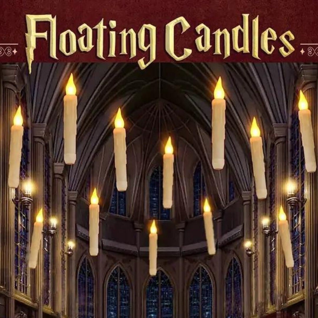 Floating Halloween Candles With Remote Set of 6 Halloween Etsy Canada