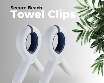 BEACH TOWEL CLIPS, Travel Essentials, Summer Essentials, Beach stuff, Towel holders set, travel comfort, Beach towel accessories, Beach gear