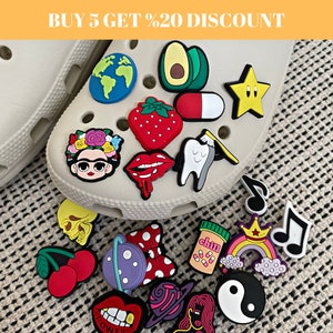 Etsy croc charms hotsell