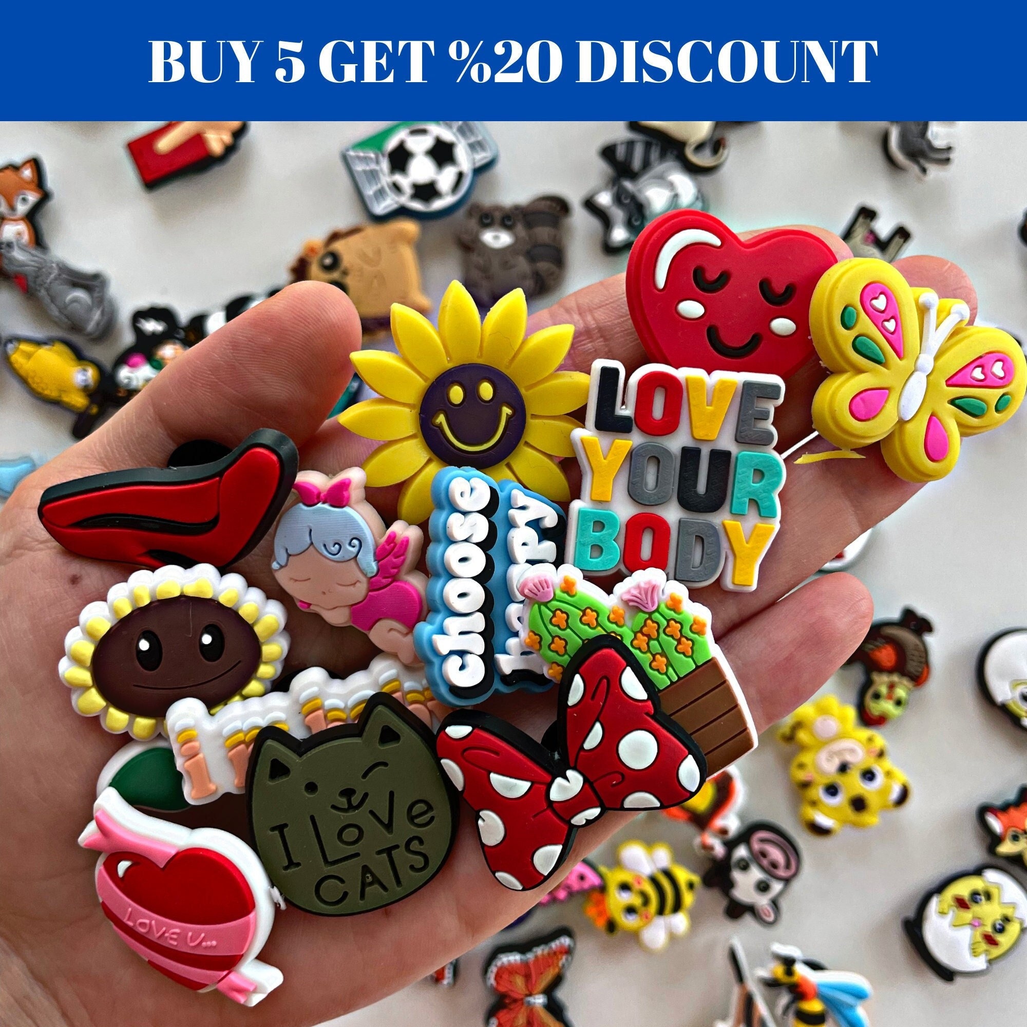 50PCS Croc Charms for Girls Women Kawaii Croc Charms Algeria