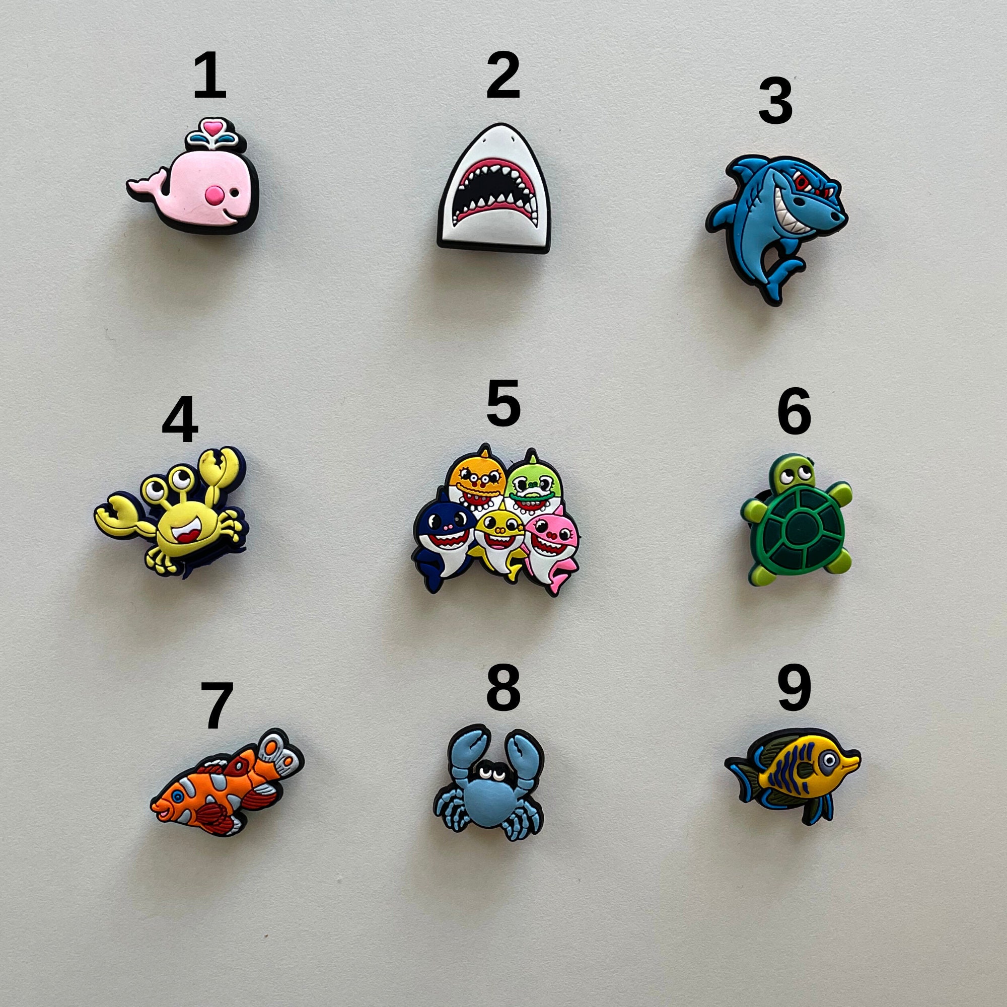 Underwater Animal Croc Charm, Jibbitz for Crocs Nemo Croc Charms, Sea