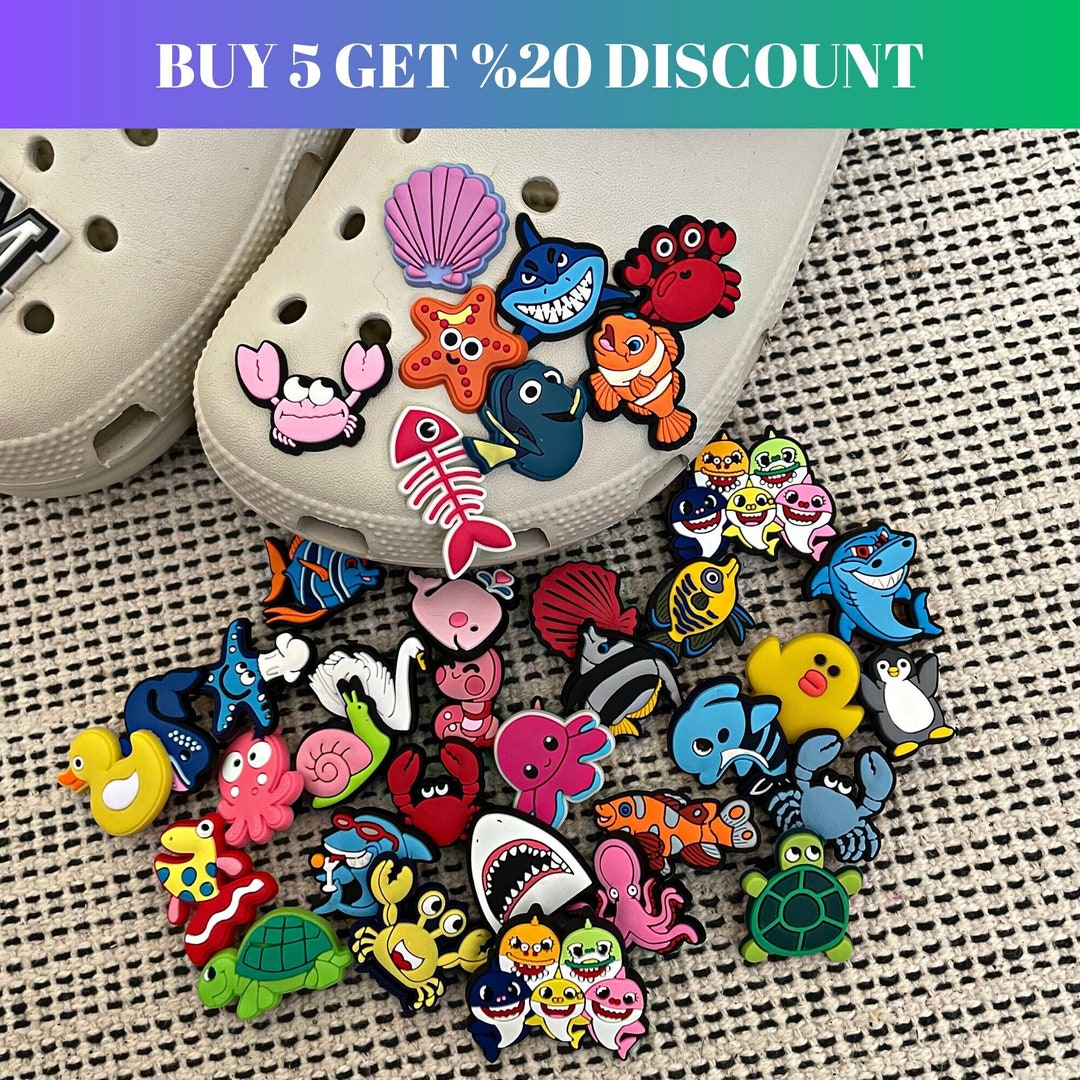 Underwater Animal Croc Charm Jibbitz For Crocs Nemo Croc Charms Sea Underwater Animal Croc Charm Jibbitz For Crocs Nemo Croc Charms Sea