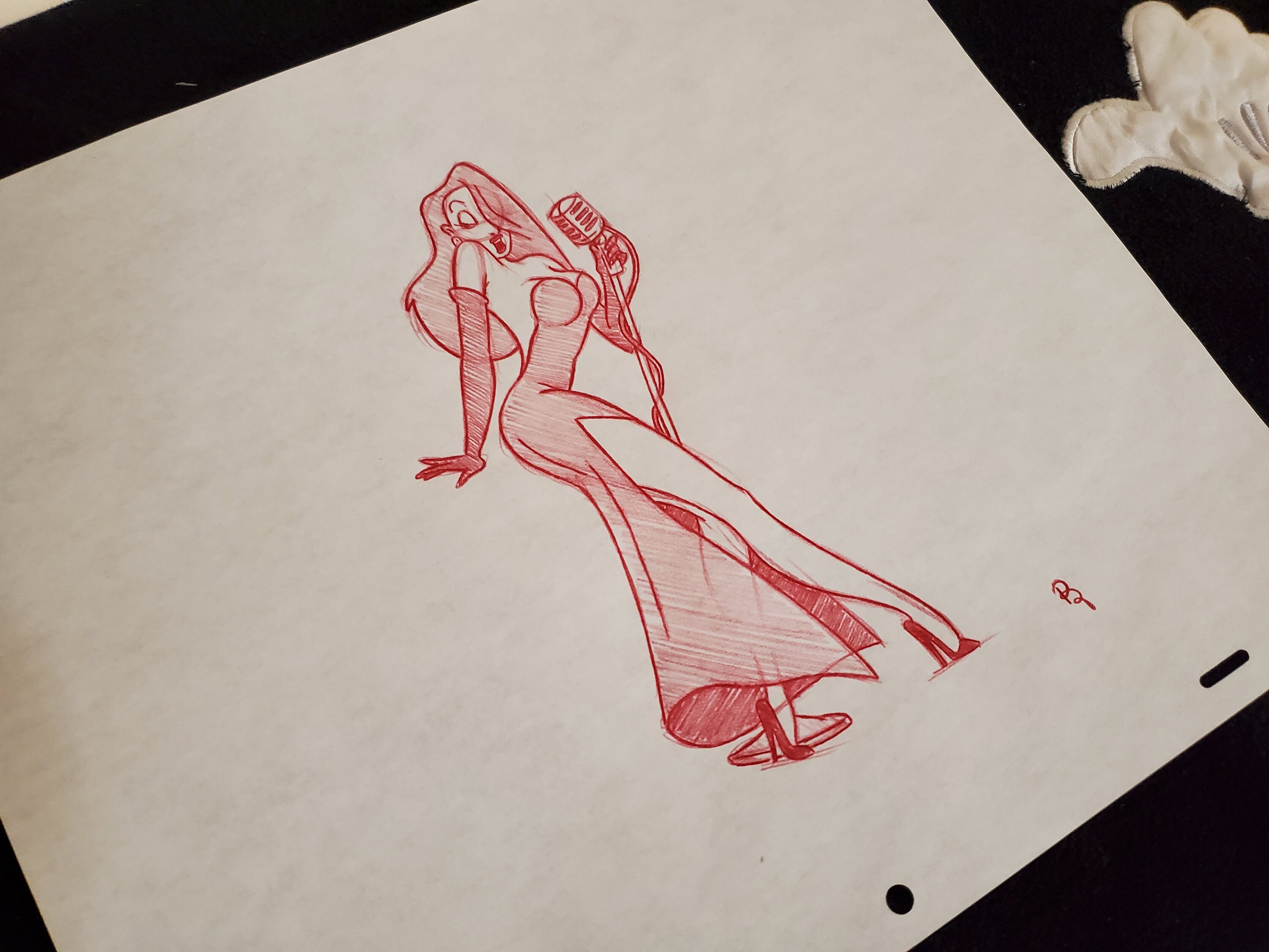Jessica Rabbit Original Design Disney Jessica Rabbit Who Framed Roger Rabbit Drawing/sketch Animation ...
