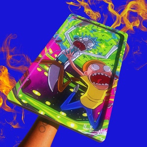 Buy Small Rolling Tray Backwoods - Rick and Morty Basic in Inline Vape now