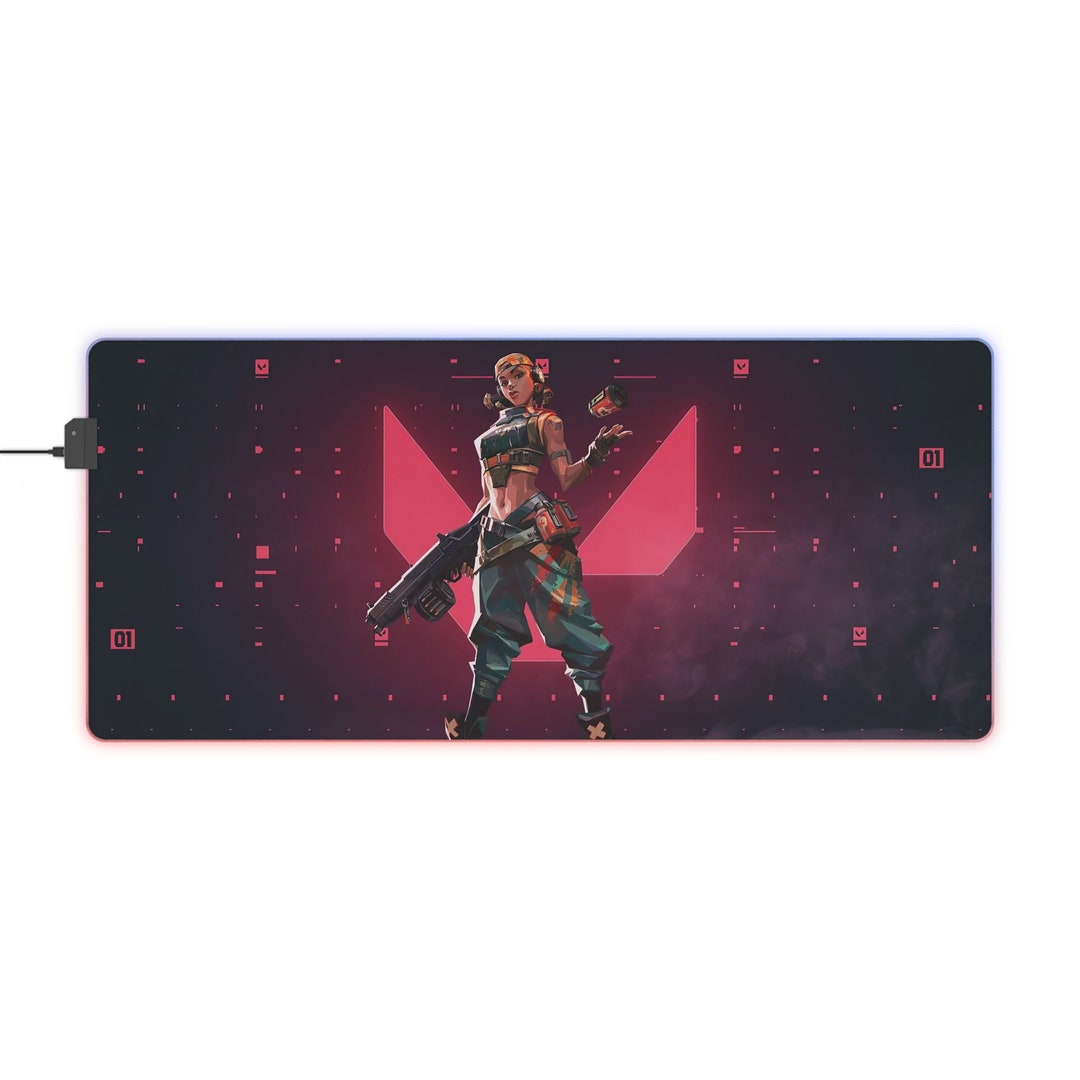 Valorant RGB Gaming Mouse Pad Raze Valorant Valorant RGB Etsy
