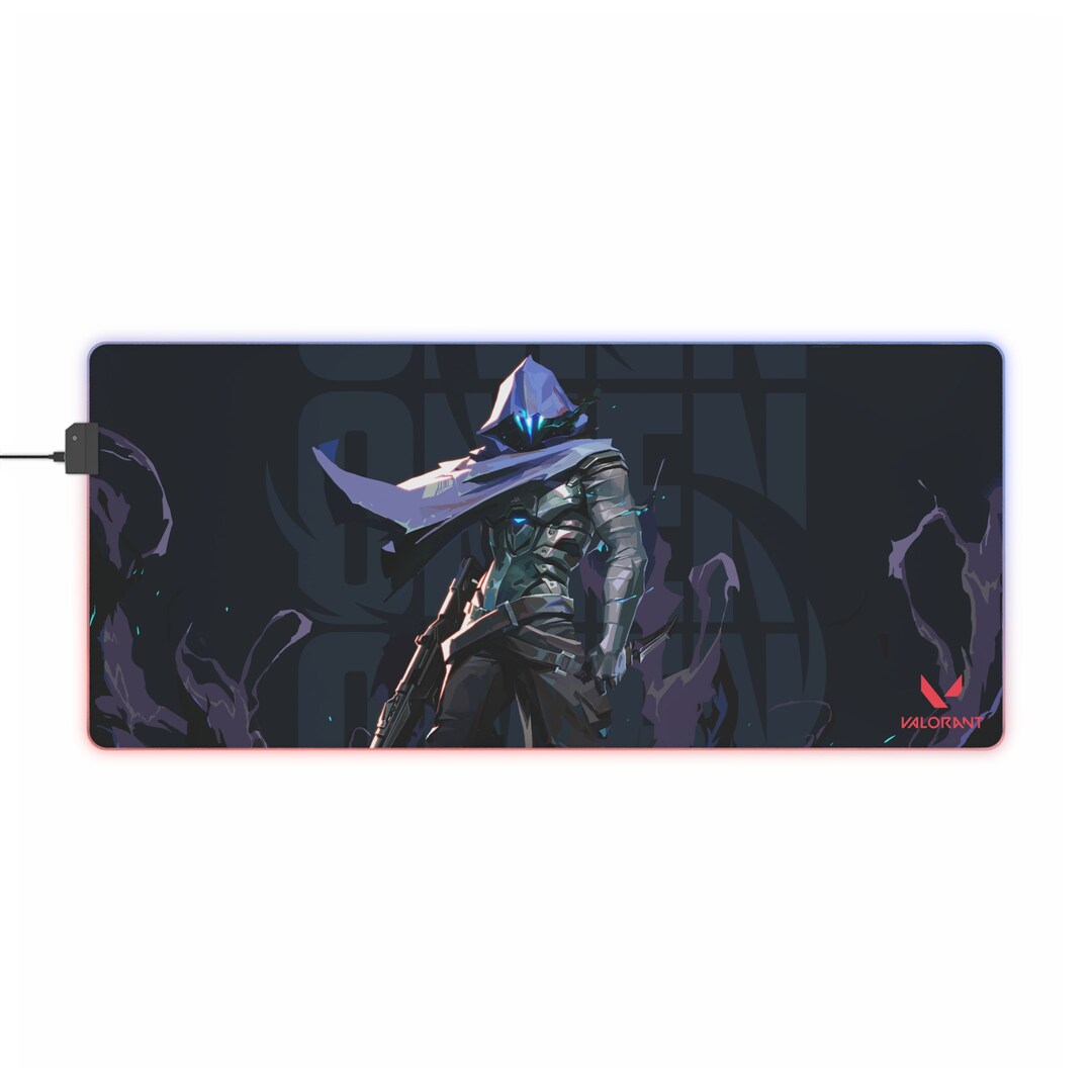 Valorant RGB Gaming Mouse Pad Omen Valorant Valorant RGB Etsy