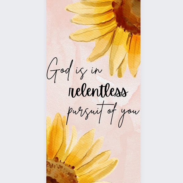Printable God Is in Relentless Pursuit of You Bookmark, Elder Kearon, general conference, inspirational, spiritual quote, gift for teens