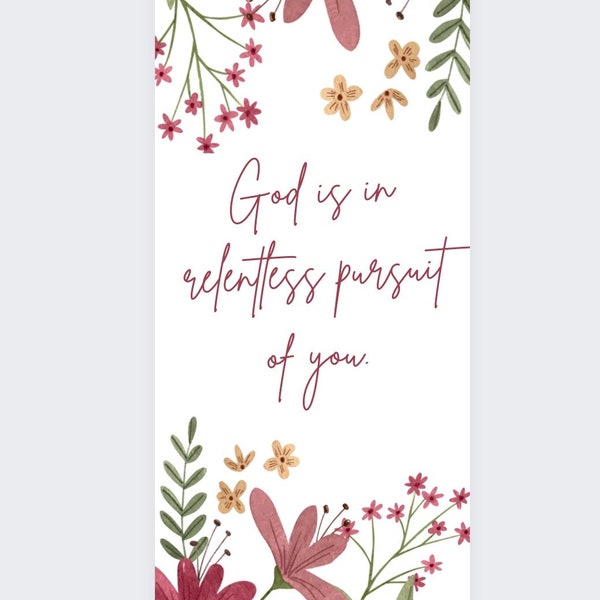 Printable Bookmark God is in relentless pursuit of you, general conference, spiritual quote, gift for teens and book lovers, Elder Kearon