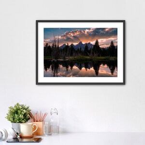 Grand Teton National Park Reflections - Framed Photography, Wall Art, Home Decor