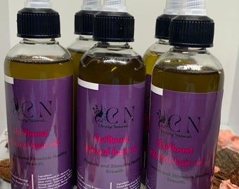 pflanzliches Haar-Wachstum-Öl | Ayurvedisches Naturhaar | Alopezie Behandlung | Amlaöl | Rosmarinöl | Haarwuchs | Ideal für alle Haare | Bockshornklee
