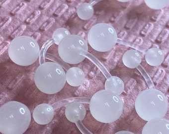 Navel plastique phosphorescent 14G