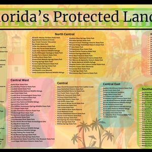 Terres protégées de Floride : liste de contrôle des parcs nationaux et des États-Unis