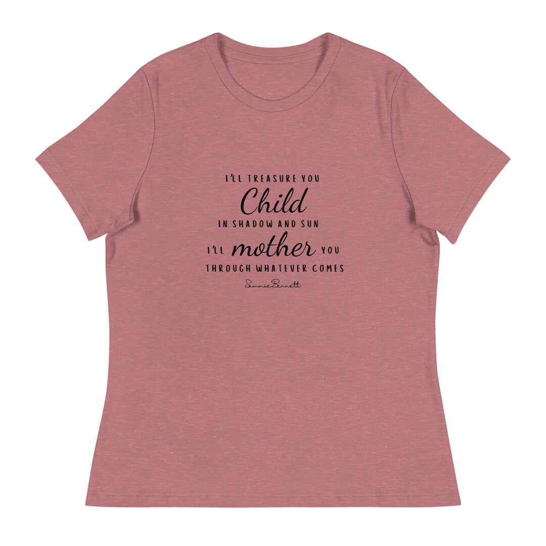 Mother Original Poem Shirt for Women Poetry Tshirt - Etsy