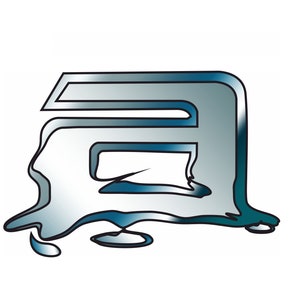 Monogram Metal letters in fusion graphic fonts ai eps vector, png jpg Alphabet