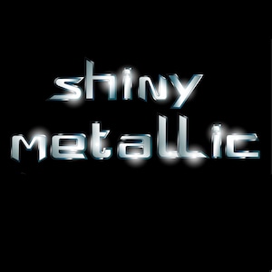 Shiny metallic letters fonts ai vector, png jpg Alphabet