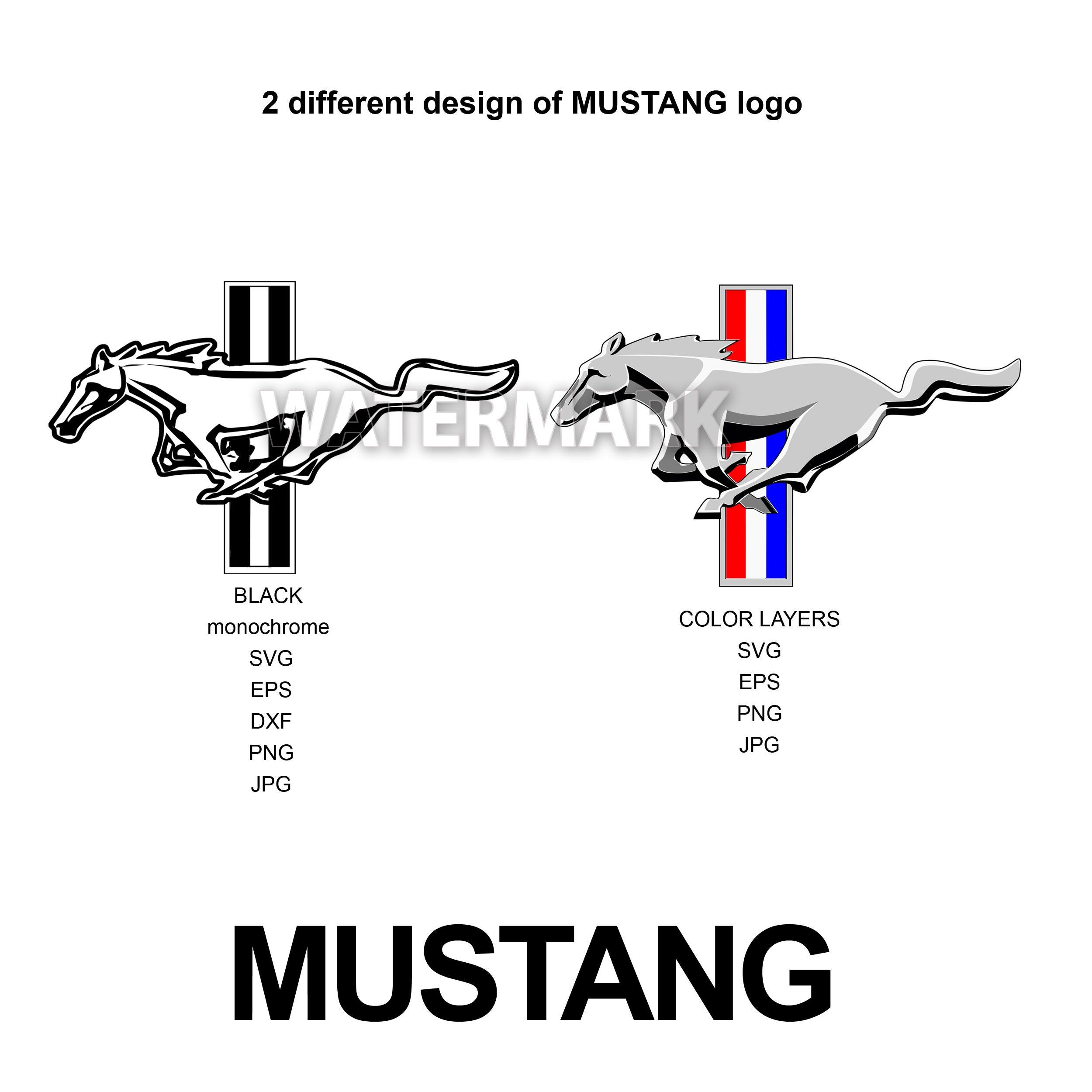 Logotipo de mustang png - Etsy México, image size:2500x2500