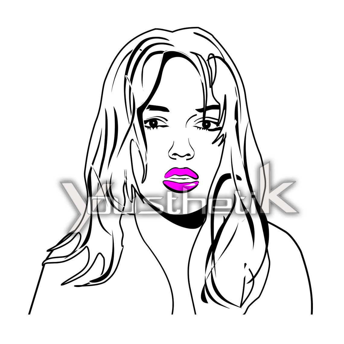 Britney Spears Portrait Vector SVG, PNG - Etsy