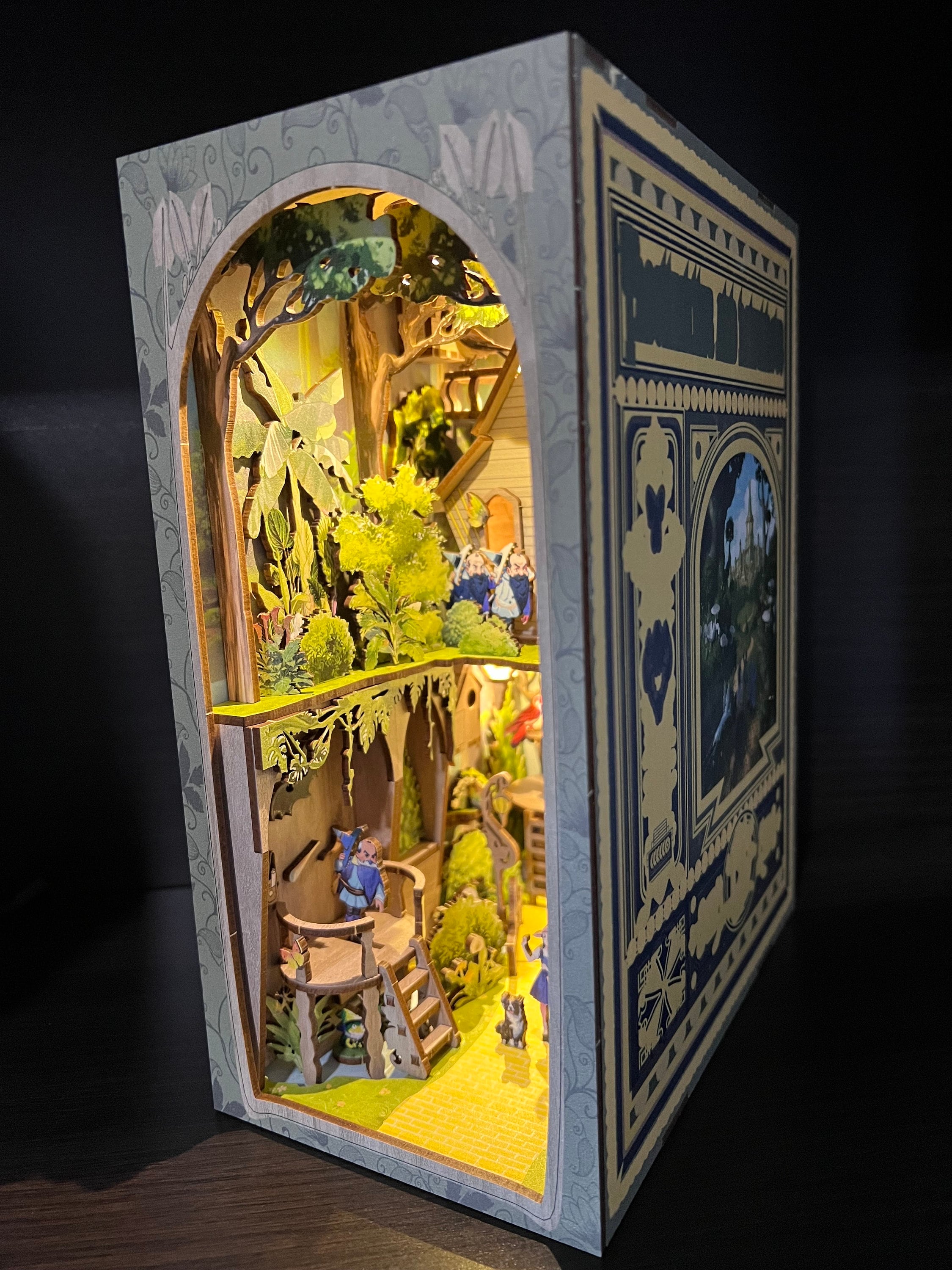 FINISHED Book Nook: the Wizard of Oz with Dust Cover and - Etsy