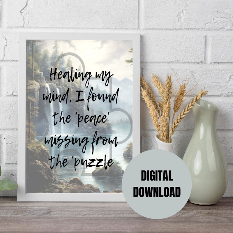 Mental Health Puzzle Etsy