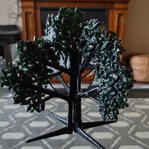 Fused Glass 3D tree sculpture