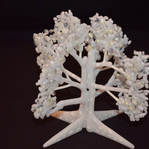 Fused glass 3D tree sculpture