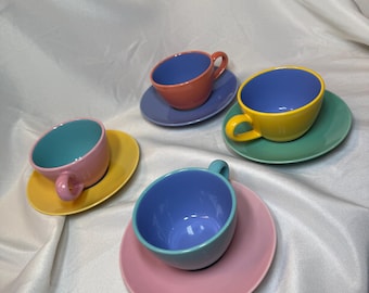 Vintage Lindt Stymeist Japan cups and saucers set of 4 (more available)