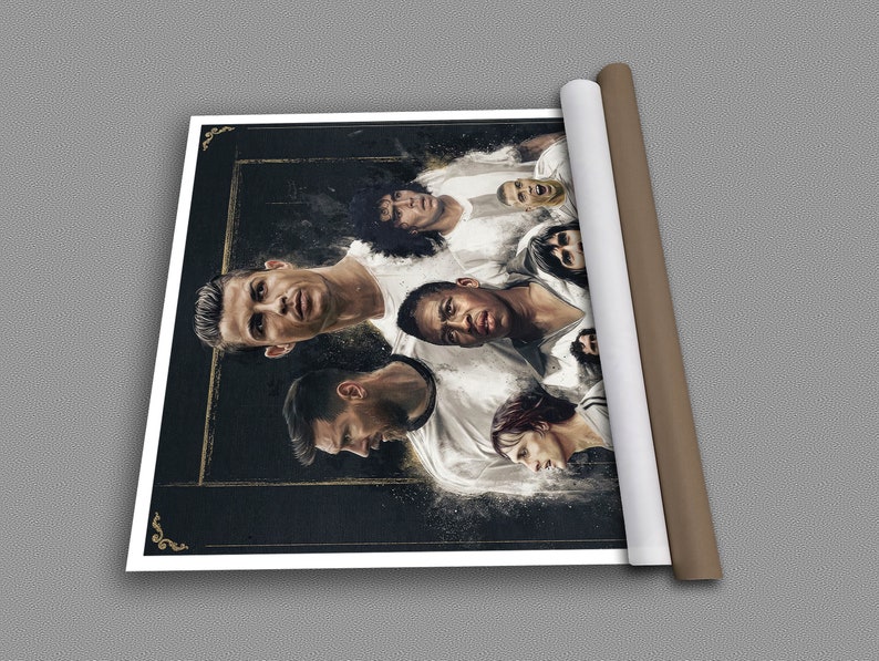 The Greatest of All Time Wall Art Prints, Football Legends Wall Art