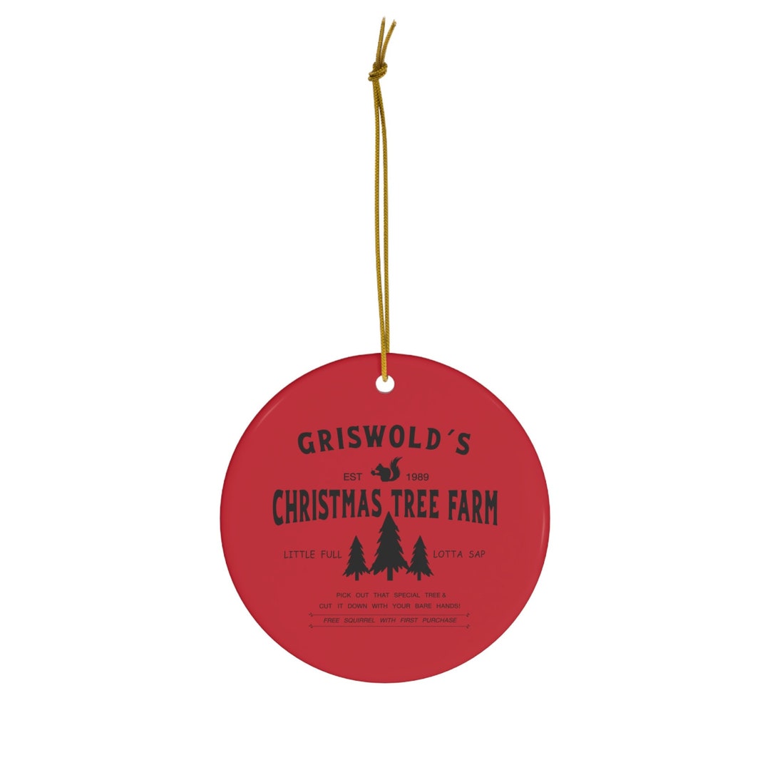 Griswold's Christmas Tree Farm Ornament Ceramic Ornament Etsy