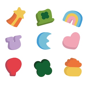 Paquete SVG / PDF / PNG Amuletos de la Suerte de San Patricio