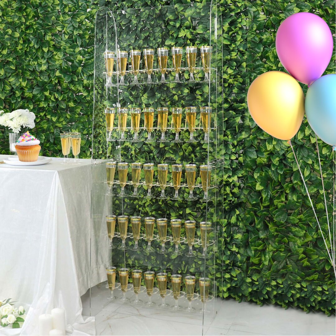 Amazing Clear Acrylic Wine Glass Stemware Rack Champagne Flute Etsy
