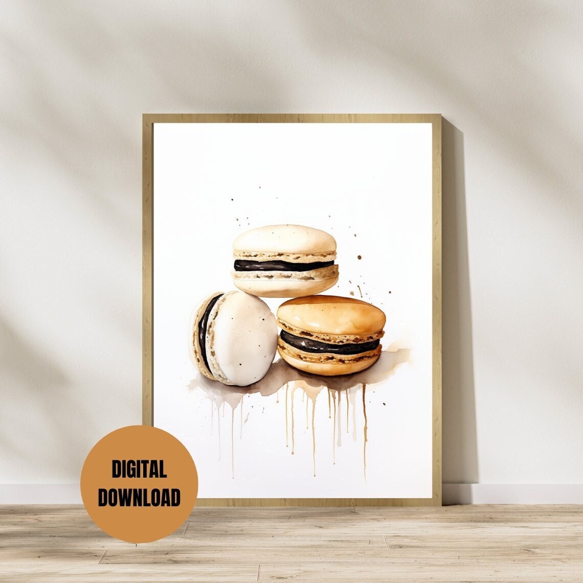 Macarons Digital Poster Design 