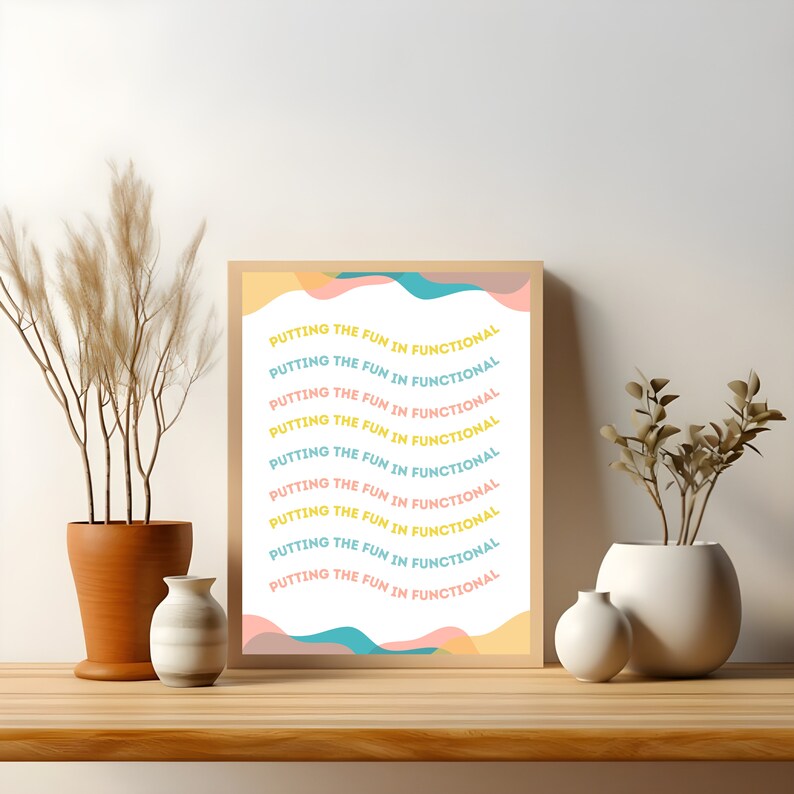 Bright OT Digital Prints Bundle | Occupational Therapy, Decor, Clinic ...