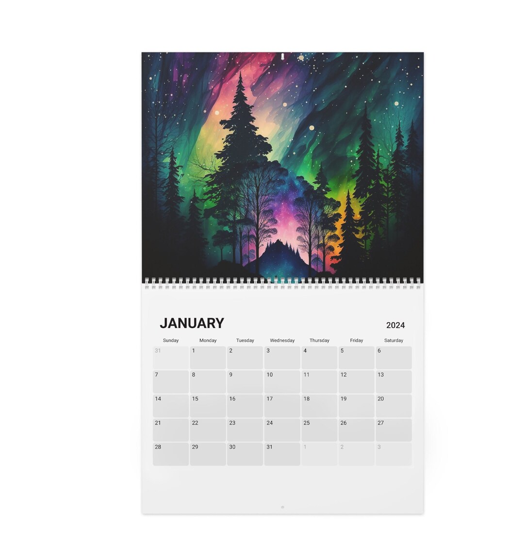 Aurora Borealis Calendar 2024 Gussy Arleyne