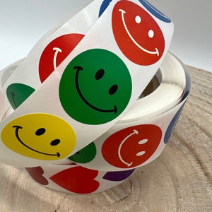 Aufkleber | Sticker | Geschenk | Etiketten | Smiley | klein