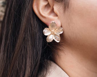 Orecchini Donna Acciaio Inossidabile Ipoallergenici a Goccia Pendenti Lunga Con Nappa per regalo donna compleanno Oro (A
