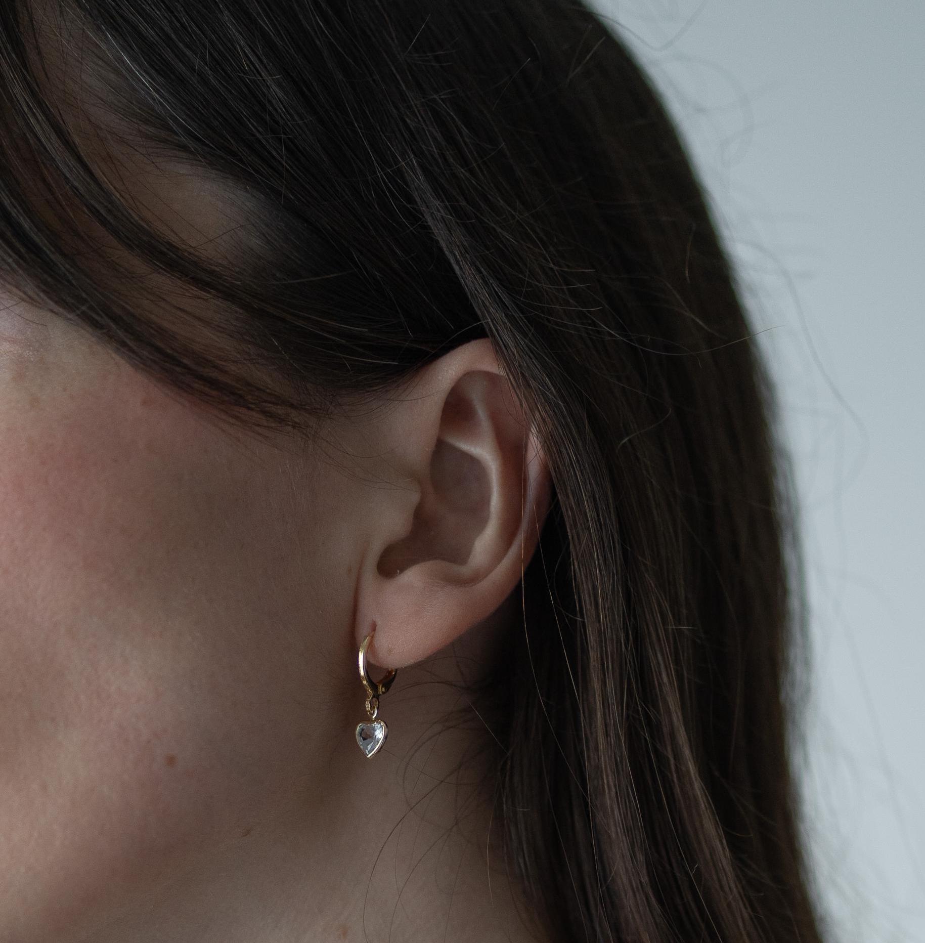 Boucles D'Oreilles Créoles En Acier Inoxydable 316L - Avec Zircones Cubiques, Lot De 2 Paires (Argenté/Noir/Doré)