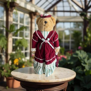 Vintage Avon viktorianischer Teddybär (1995) - Sammlerstück, mit Echtheitszertifikat