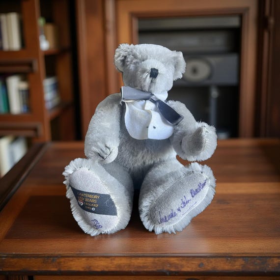 1993 Canterbury “old Blue Eyes” Bear #73/200 Signed W/ Box Gund