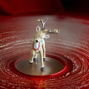 2000 Hallmark Keepsake: Ringing Reindeer - A Timeless Holiday Treasure! - New, Still in Box.