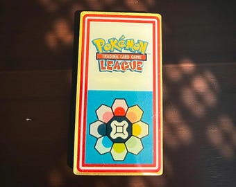 pokemon trading card game league badges Gym Badge Brooch Sets Nintendo Core Some of the badges may be a bit yellow Vintage Pokemon League Gym Badges
