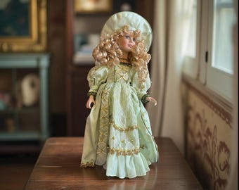 Melissa Collection Hollylane Porcelain Doll – Exquisite Vintage