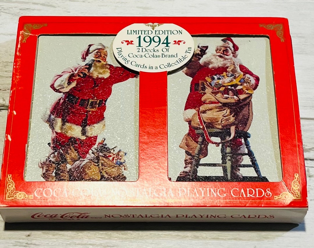 CocaCola Nostalgia Playing Cards コカコーラ Coca-cola Nostalgia Playing Cards - Etsy