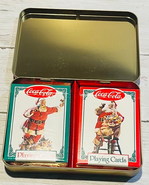 Coca-cola Nostalgia Playing Cards - Etsy