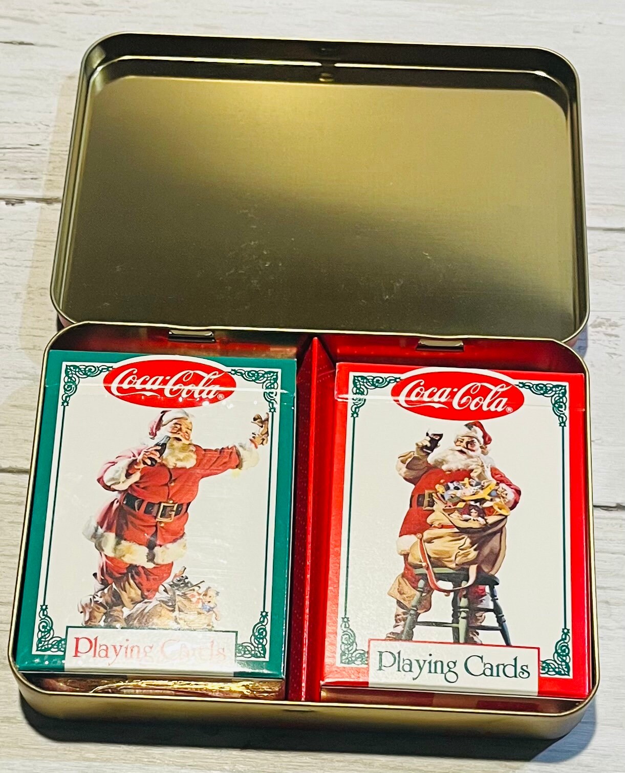 Coca-cola Nostalgia Playing Cards - Etsy