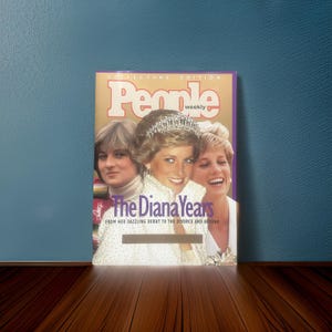 Collector’s Edition People Weekly “The Diana Years.  Mint Condition.  In Protective Plastic Cover.  Mint Condition with NO address label.