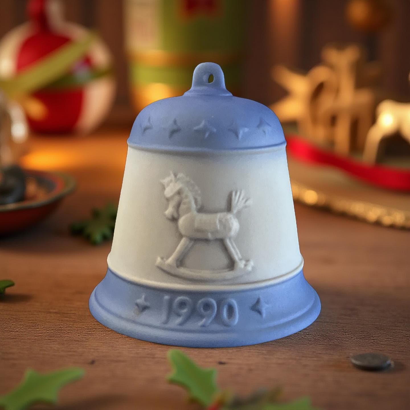 Vintage Goebel Hummel 1990 Christmas Bell Ornament | 