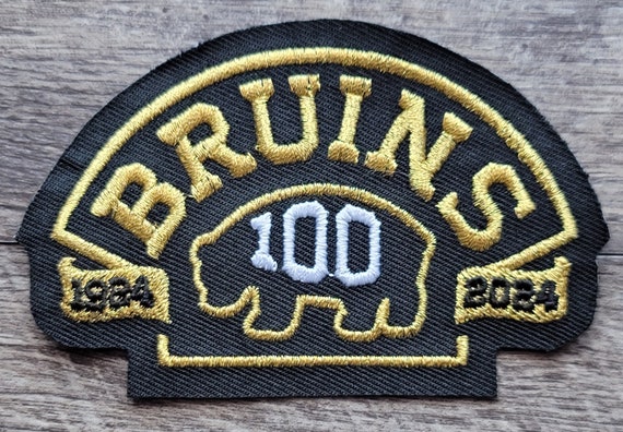 2023 Boston Bruins Patch - Centennial Team Logo Patch NHL for Hockey jersey 100 Years - Sleeve Design